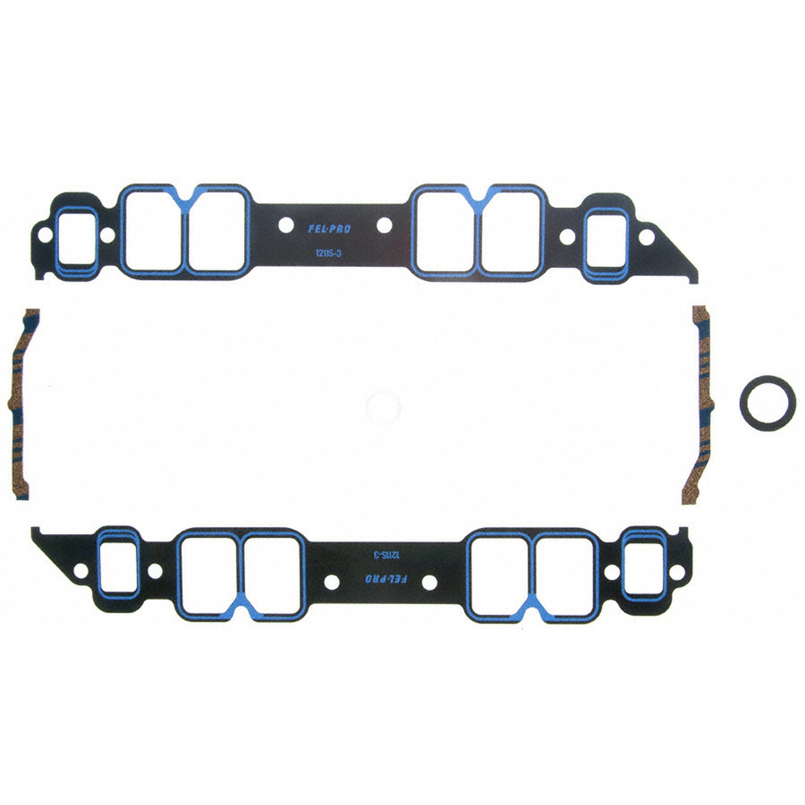 Fel-Pro 1211 S-3 Engine Intake Manifold Gasket Set - 1211S3 - front view