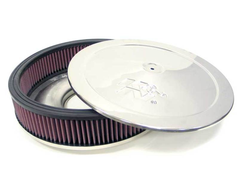 K&amp;N Marine 8in ID x 9in OD x 3in H Round Straight Flame Arrestor - 59-3262