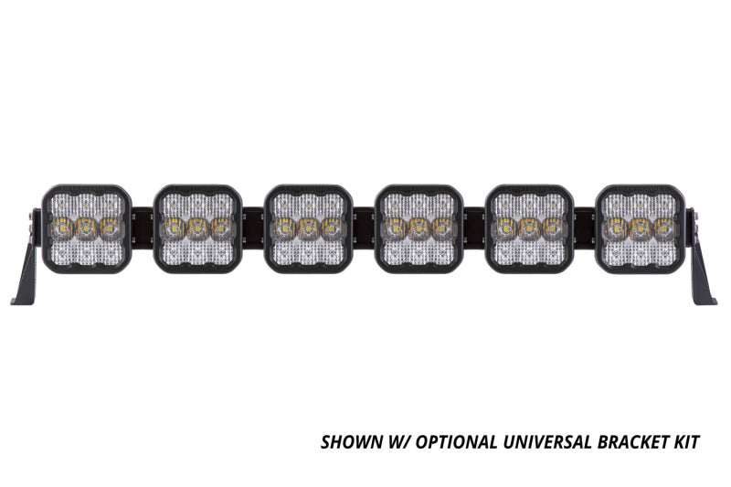 Diode Dynamics SS5 Pro Universal CrossLink 6-Pod Lightbar - White Combo - DD7244