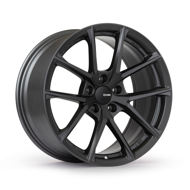 Enkei Helix 20x9in / 5x120 BP / 40mm Offset / 72.6mm Bore - Matte Gunmetal Wheel - 549-290-1240GM