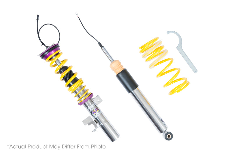 KW DDC Plug &amp; Play Coilover Kit Volkswagen Golf VIII R w/ Electronic Dampers - 39080059