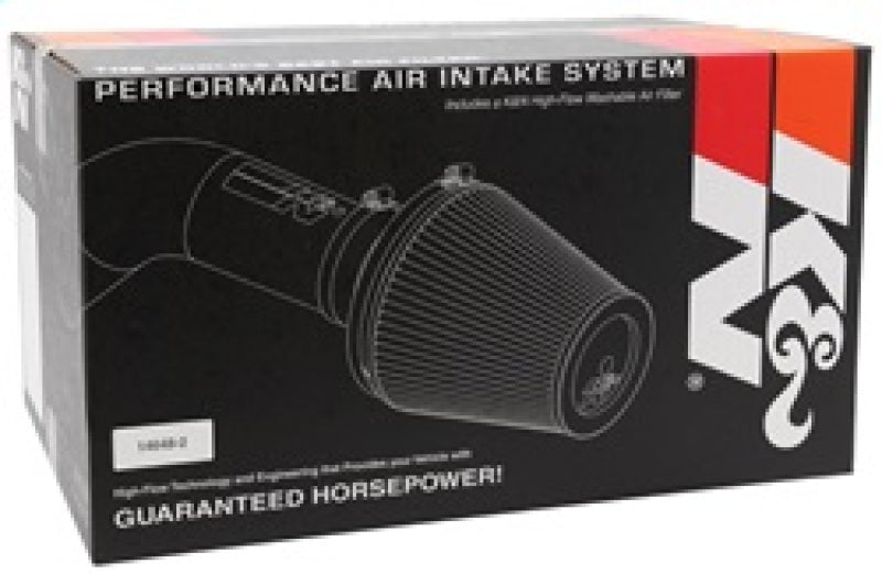 K&N 02-04 Chevy Cavalier L4-2.2L Silver Typhoon Intake - 69-4510TS for 2002-2005 Chevrolet Cavalier - package contents