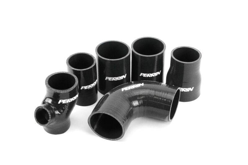 PERRIN 15-21 Subaru WRX Front Mount Intercooler Boost Tube Kit - Neon Yellow - PSP-ITR-437-3NY