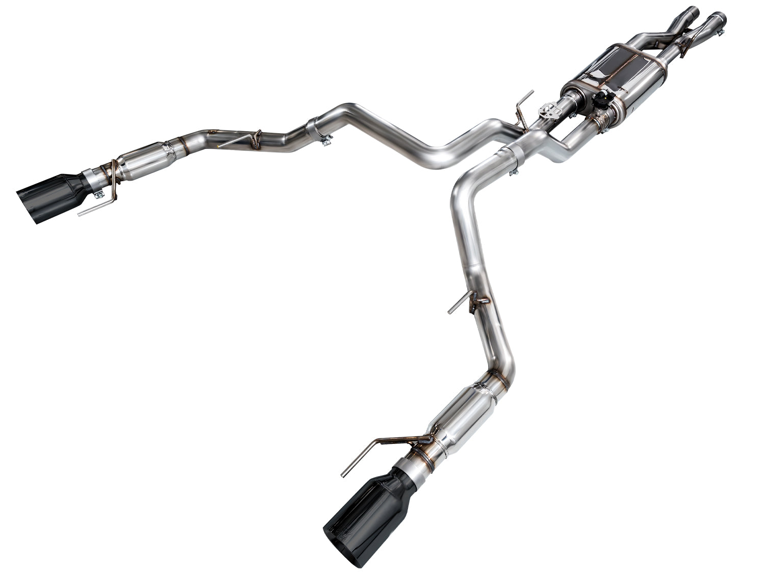 AWE Gen 3 Ford Raptor SwitchPath Exhaust  - Diamond Black Tips - 3025-33356