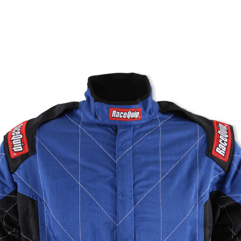 RaceQuip Blue Chevron-5 Suit SFI-5 - Medium - 91609239RQP