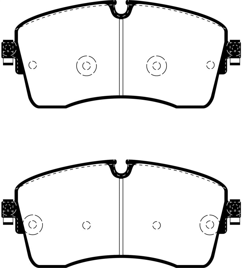 EBC 2018+ Jaguar E-Pace 2.0L Turbo (246) Greenstuff Front Brake Pads - DP62385