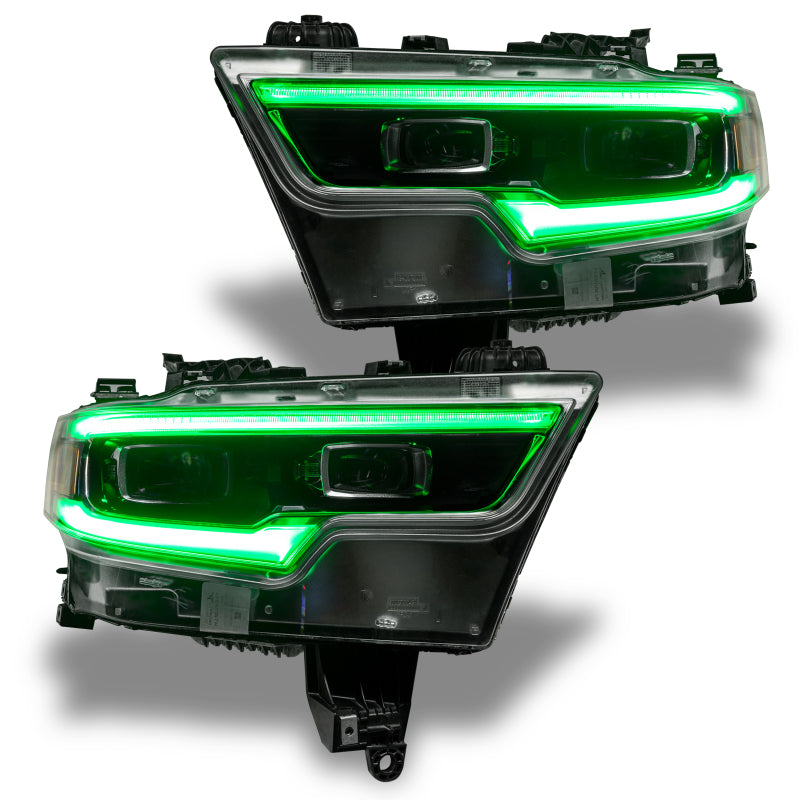 Oracle 19-21 RAM 1500 Headlight DRL Kit Proj. LED - RGBW+A w/ Simple Controller SEE WARRANTY - 1448-504