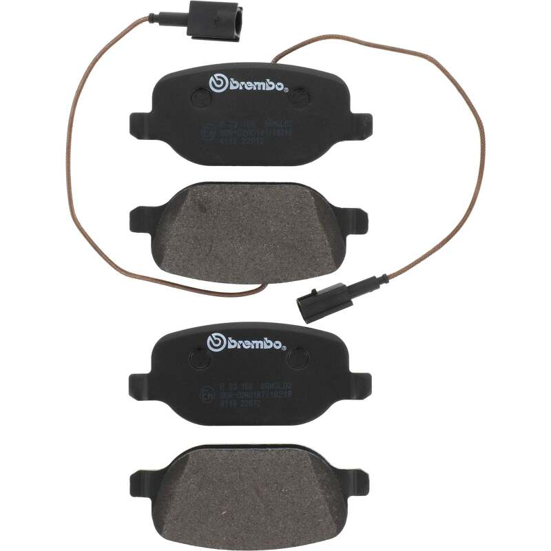 Brembo 15-20 Alfa Romeo 4C Rear Low-Met Brake Pad - P23166
