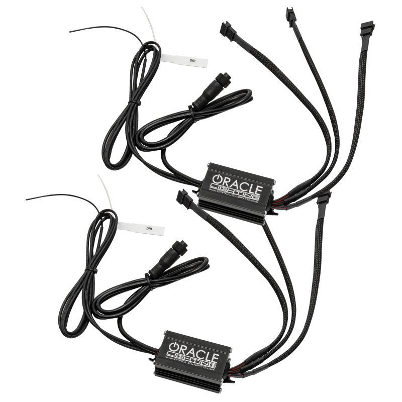 Oracle 15-21 Dodge Charger RGB+W DRL Headlight DRL Kit - ColorSHIFT w/ Simple Cntrl SEE WARRANTY - 1443-504