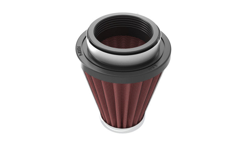 K&amp;N Universal Chrome Filter 2.063in Flange ID x 3.5in Base OD x 2in Top OD x 4in H - RC-1200
