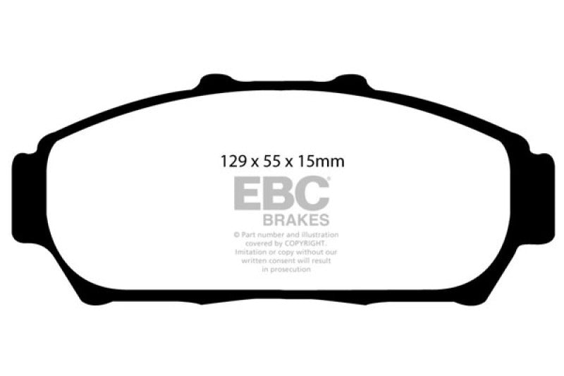 EBC 94-01 Acura Integra 1.8 Redstuff Front Brake Pads - DP31206C