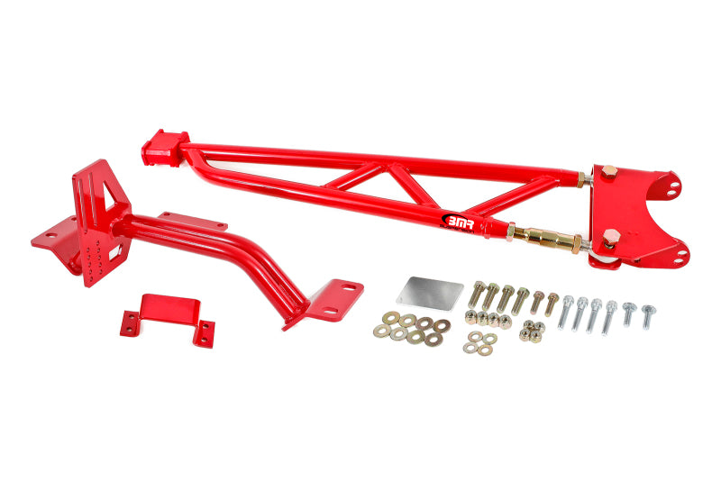 BMR 93-02 F-Body w/o DSL Torque Arm Tunnel Mount (For Long Tube Headers) - Red - TA014R by BMR Suspension