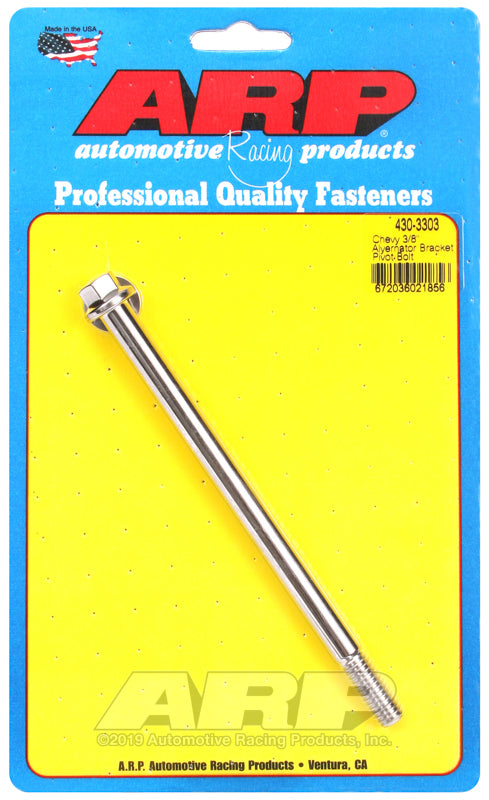 ARP Chevy SS Hex Alternator pivot Bolt Kit - 430-3303