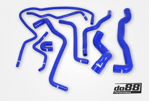 do88 - SAAB 9-3 Turbo T7 99-03 Coolant hoses Blue - DO88-KIT101S