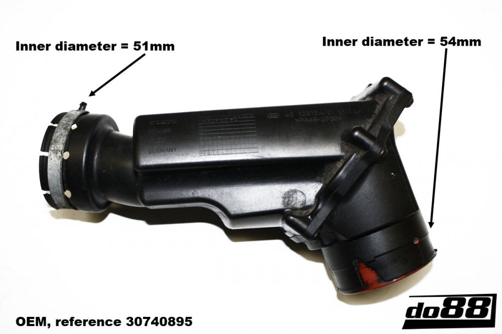 do88 - Volvo V70/XC70/S60/XC90 D5 2.4D 05-14 Turbo outlet hose - DO88-KIT102-1S