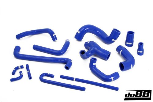 do88 - BMW M3 E30 Coolant hoses Blue - DO88-KIT130B