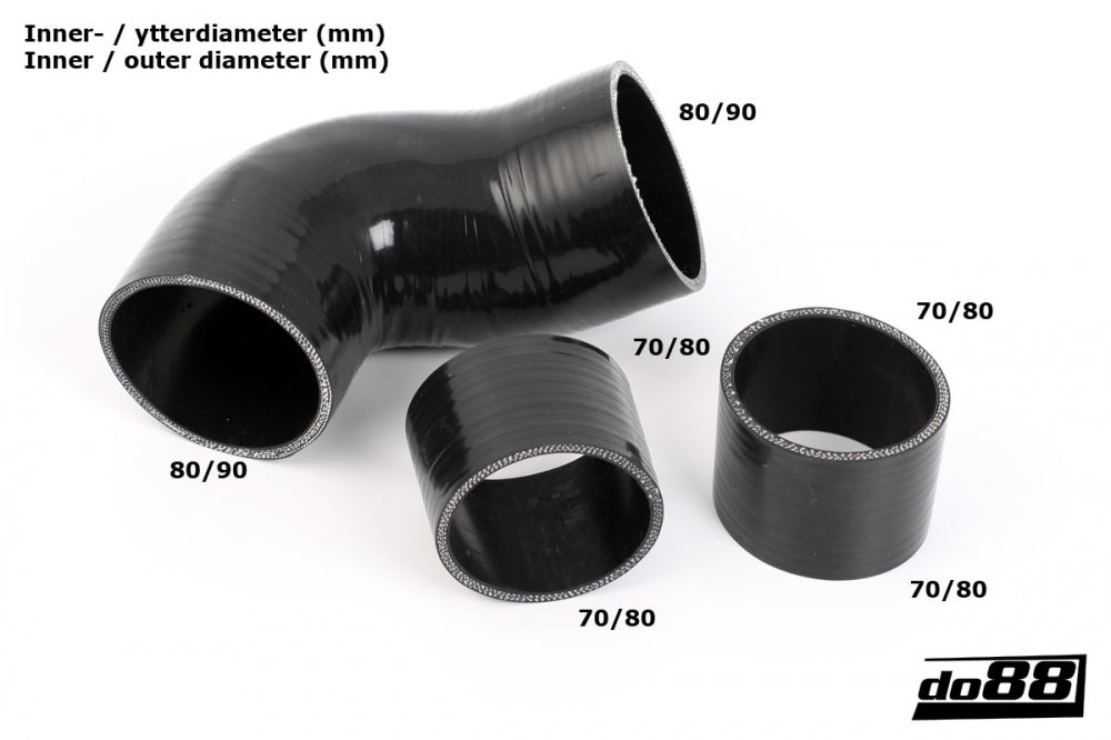 do88 - Porsche 930 Turbo Inlet hoses for turbo - CLAMP-KIT145