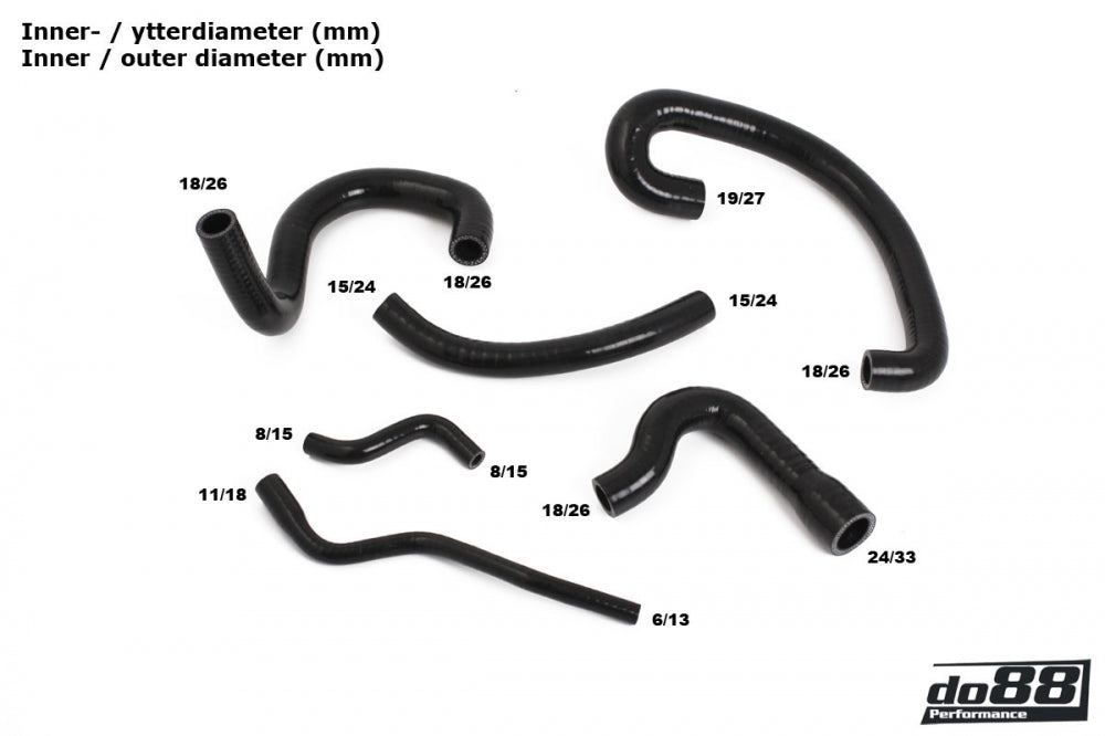 do88 - Porsche 964 Turbo K Jetronic hoses - CLAMP-KIT161