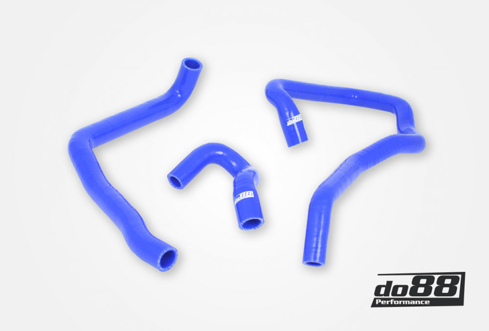 do88 - AUDI SEAT VW 2.0 TSI (MQB) Coolant hoses Remote Radiator (Right) Blue - DO88-KIT189S