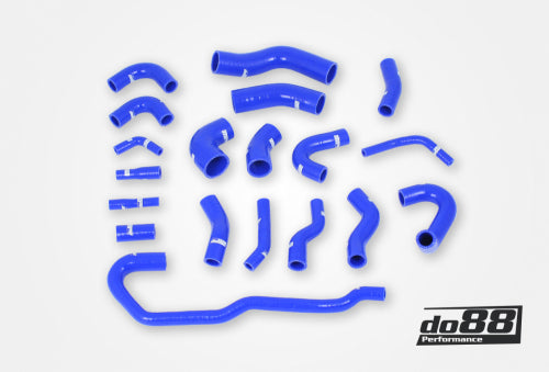 do88 - Audi RS6 C5 2002-2004 Coolant hoses Blue - DO88-KIT191B