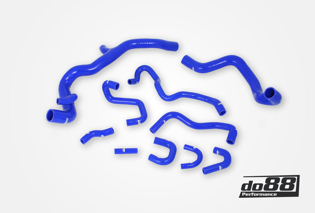 do88 - Volvo S60/V60/V70/XC70/S80 T4 T5 2.5FT Automatic 07-16 Coolant hoses Red - DO88-KIT198S