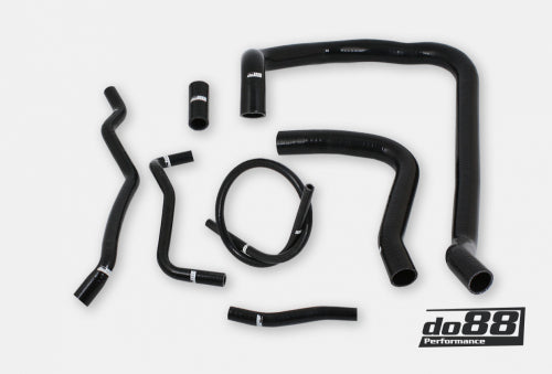 do88 - Volvo 740 760 780 940 960 D24 Coolant hoses Black - DO88-KIT206S