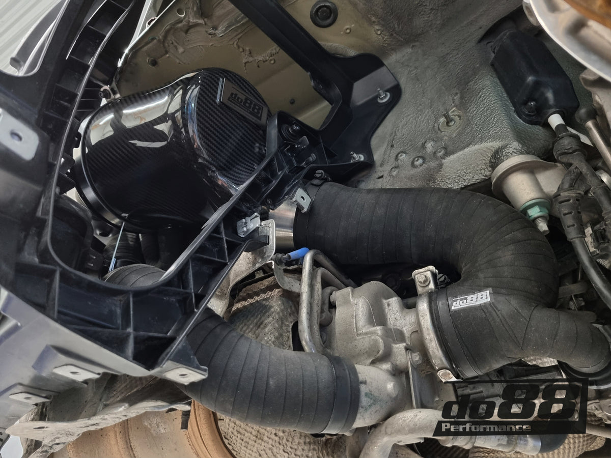 do88 - Porsche 911 Carrera (992) Turbo inlet hoses, OE/do88 66mm airbox - DO88-KIT212ST-OE-66