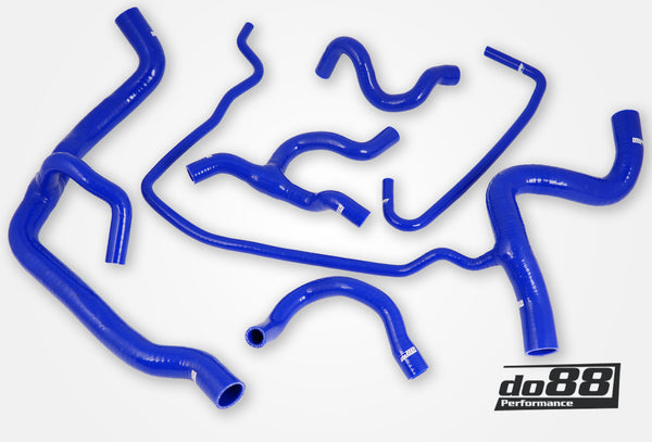do88 - SAAB 9-5 2.0T Turbo4 / Turbo4 BioPower 2010-2011 Coolant hoses Blue - DO88-KIT217S