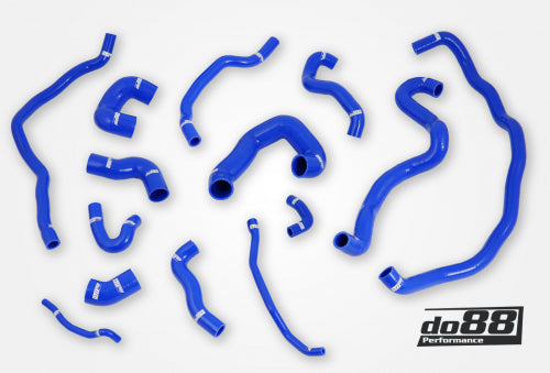 do88 - BMW 135i 335i E82 E90 (N54) Coolant hoses Blue - CLAMP-KIT222