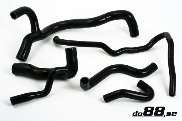do88 - Audi Quattro 20v Radiator hoses Black - DO88-KIT67S