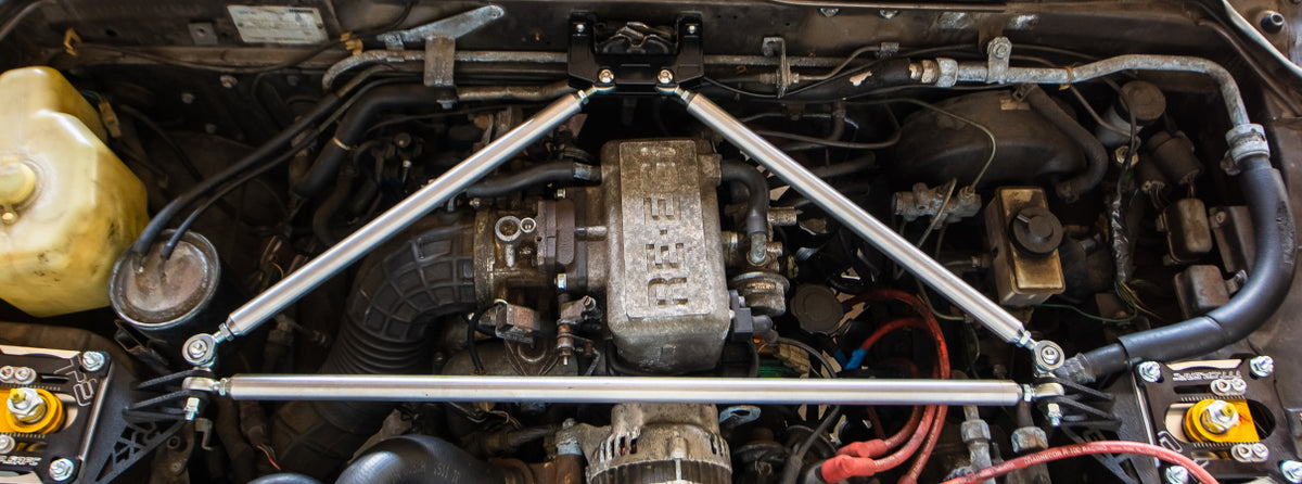 Front Tri Bar Add-On for the FB RX7 with 13B Engine