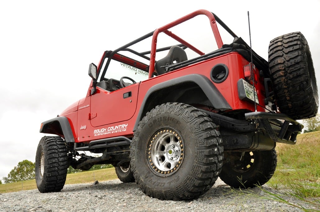 Rough Country - 4 Inch Lift Kit - Long Arm - V2 - Jeep Wrangler TJ 4WD (1997-2006) - 66370 for 1997-2006 Jeep Wrangler - inst