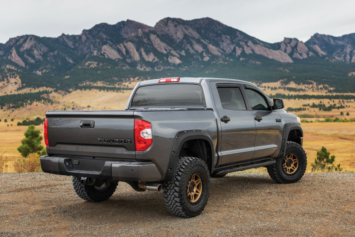 Rough Country - Pocket Fender Flares - Toyota Tundra 2WD/4WD (2014-2021) - F-T11411A for 2014-2021 Toyota Tundra - installed 