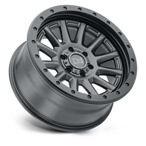 Black Rhino Hard Alloys Dugger 17X8.5 5X114.3 -18MM Gun Black