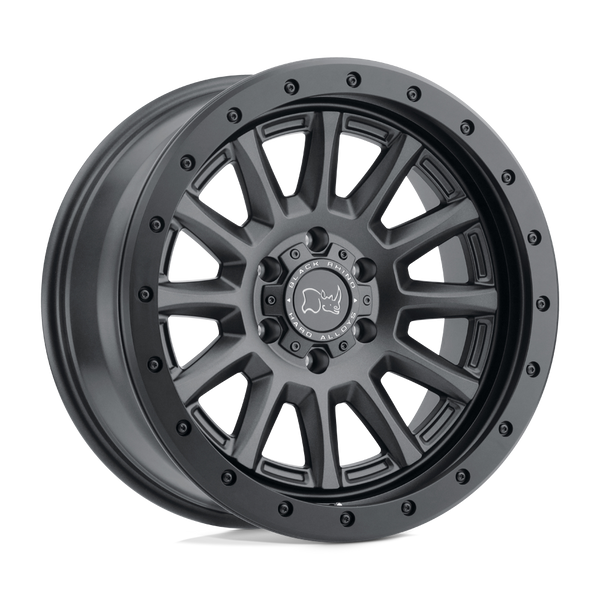Black Rhino Dugger 17X8.5 5X114.3 -18MM Gun Black