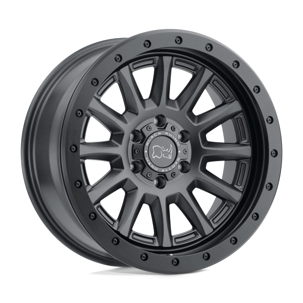 Black Rhino Hard Alloys Dugger 17X8.5 6X114.3 +10MM Gun Black