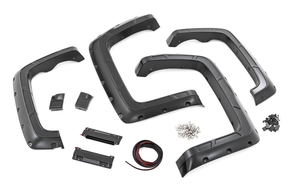 Fender Flares | Defender | 6&#39;7&quot; &amp; 8&#39; Bed | Chevy Silverado 1500 (14-18)/Silverado 2500 HD (15-19) 
