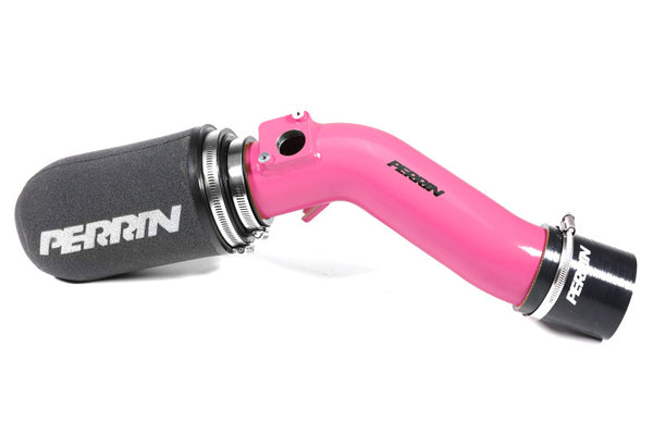 Perrin 18-21 Subaru STI Cold Air Intake - Hyper Pink - PSP-INT-326HP by Perrin Performance - front view