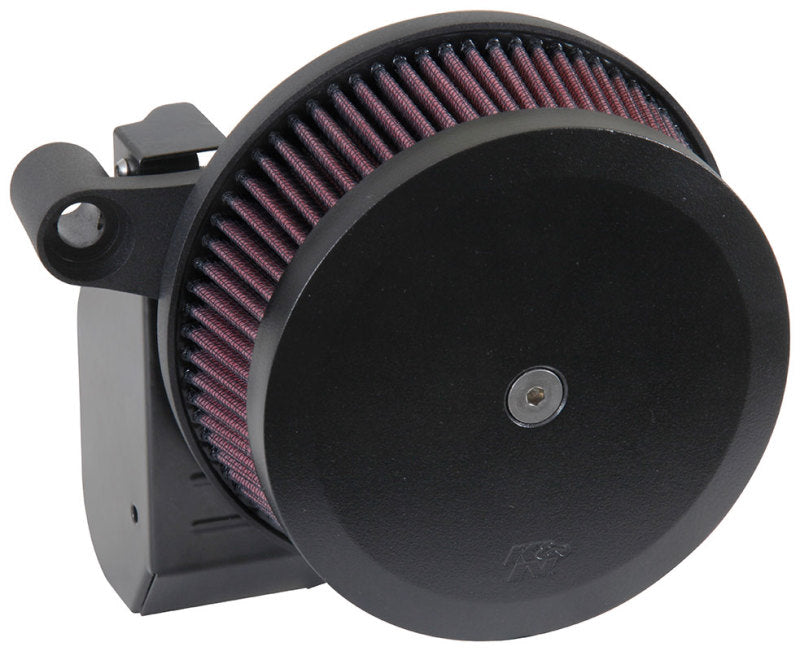 K&amp;N 17-18 Harley Davidson Road Glide Hammer Black Street Metal Intake System - RK-3954B
