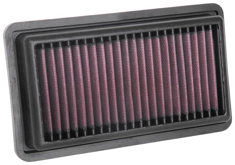 K&N 2017 Nissan Micra 0.9L L3 F/I Replacement Air Filter - 33-3082 by K&N Engineering - front view