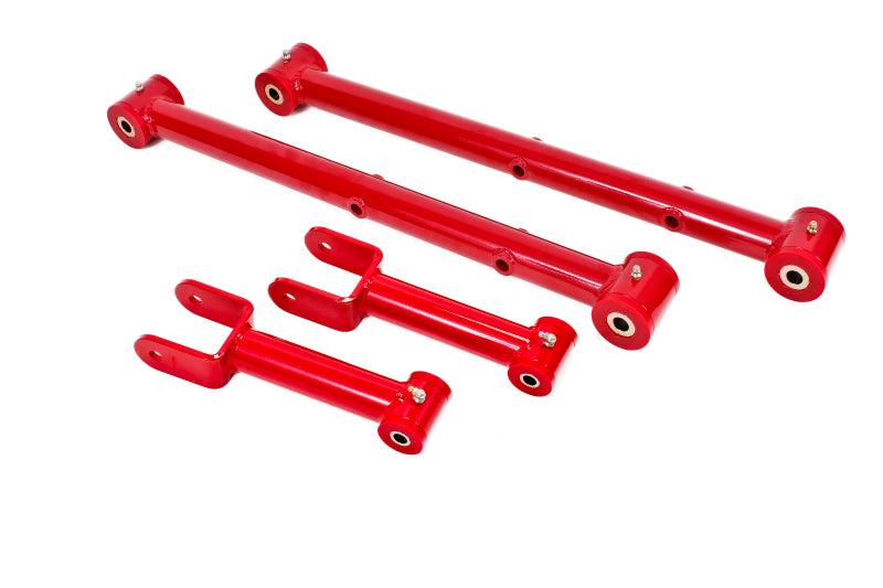 BMR 68-72 A-Body Non-Adj. Rear Suspension Kit - Red - RSK011R for 1968-1972 Buick Skylark - front view