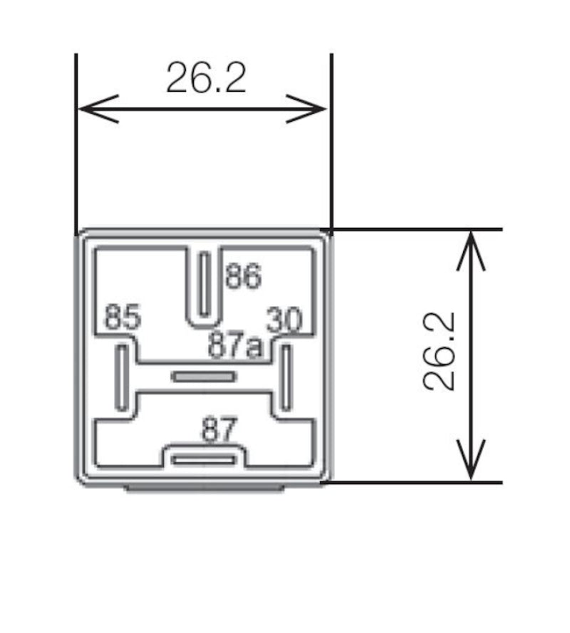 Hella Relay Mini Iso Alt 4 Pole 24V Spst Bkt - 965400031