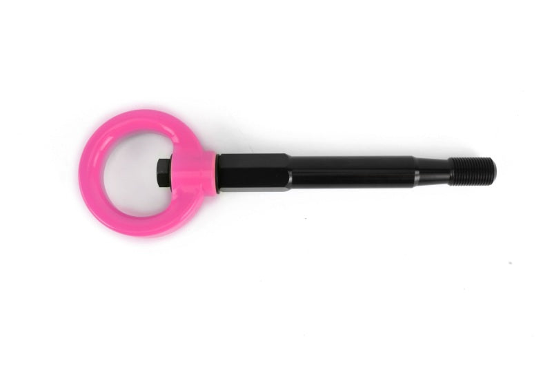 Perrin 22+ Subaru WRX / 18-21 Crosstrek Tow Hook Kit (Rear) - Hyper Pink - PSP-BDY-257HP