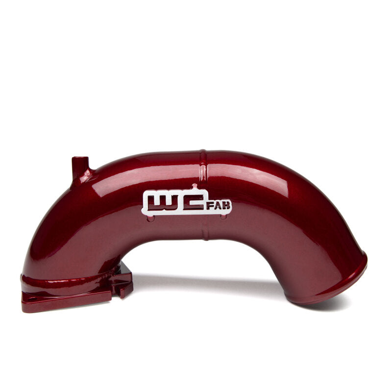 Wehrli 98.5-02 Cummins 5.9L 3.5in Intake Horn & Driver Intercooler Pipe - Flat Black - WCF100566-FB