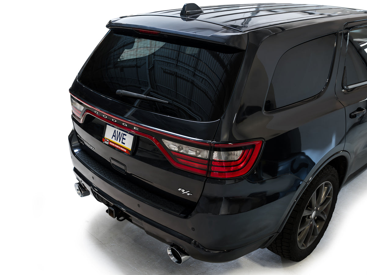 AWE Tuning 11-24 Dodge Durango 5.7L Track Edition Exhaust w/ Chrome Silver Tips - 3020-32575
