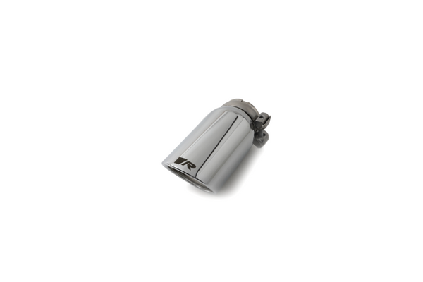 Remus Universal Sport Exhaust 84mm Angled Rolled Edge Chrome Tail Pipe Set (Single) - 0006 55SR by Remus