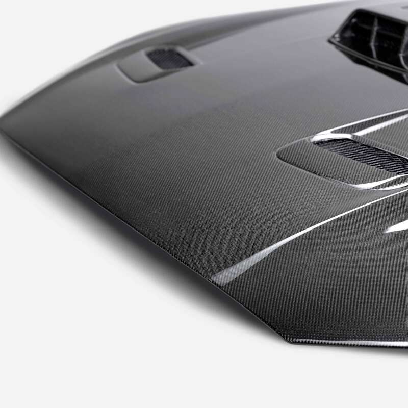 Anderson Composites 21-23 Ford Mustang Mach 1 Type-SK Double-Sided Carbon Fiber Hood - AC-HD21FDMUM1-SK-DS by Anderson Compos