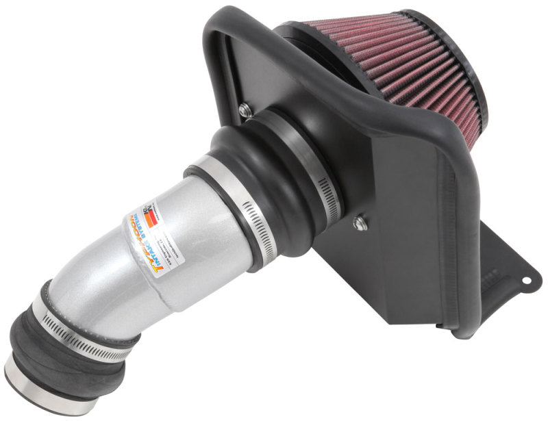 K&amp;N 14-16 Kia Soul L4 2.0L Typhoon Cold Air Intake Aluminum Silver - 69-5313TS
