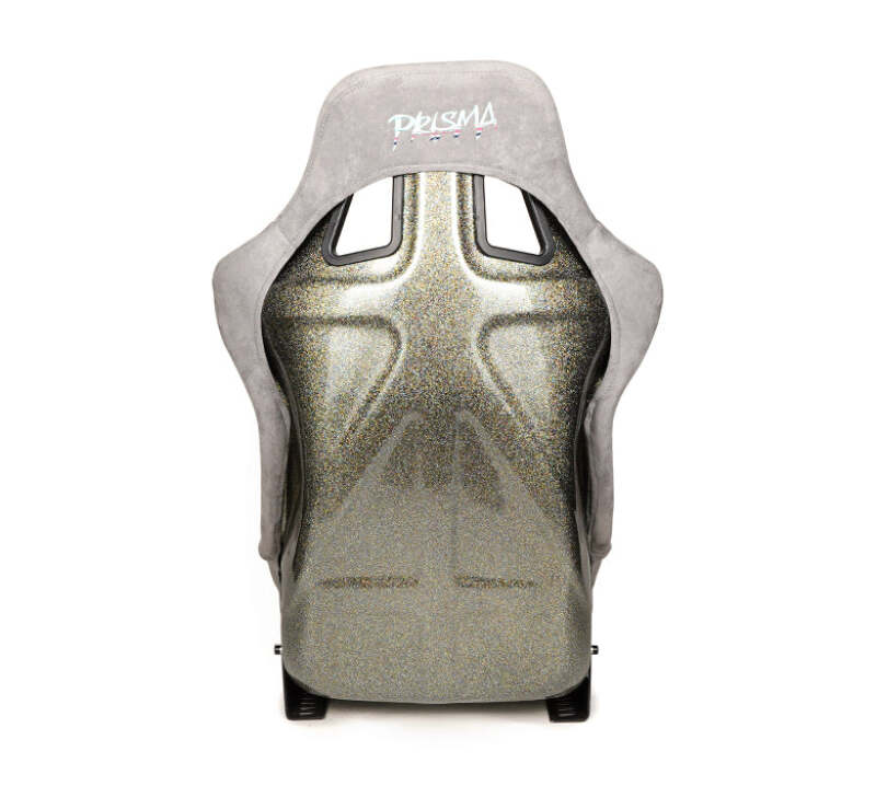 NRG FRP Bucket Seat ULTRA Edition - Large (Grey Alcantara/Pearlized Back) - FRP-302GY-ULTRA - close-up view 2 3 4 5 6 7 8