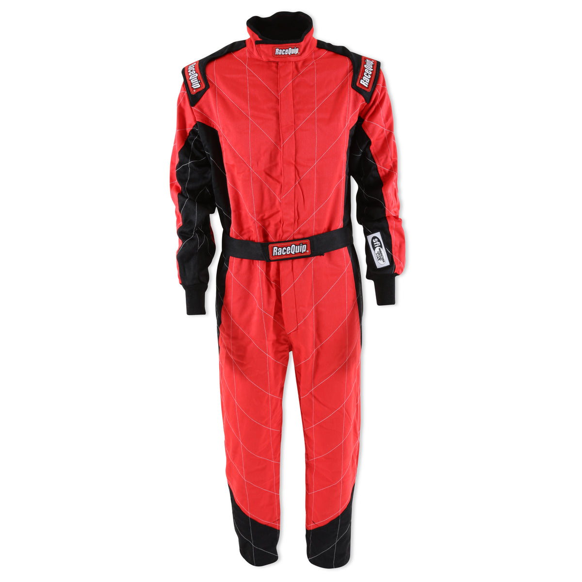 RaceQuip Red Chevron-5 Suit SFI-5 - Medium Tall